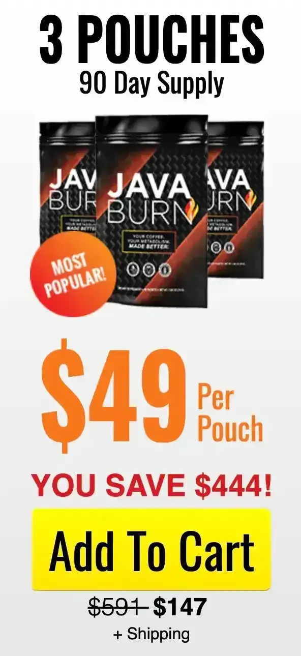 Buy 3 Pouch Java Burn in Package For $147!