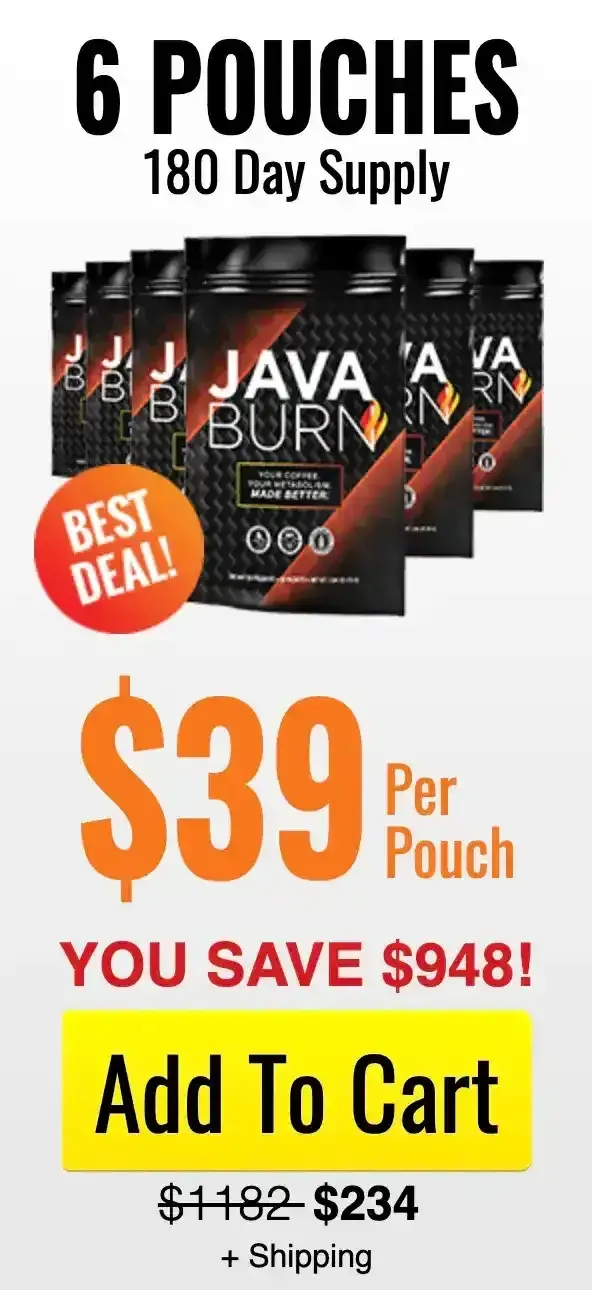 Buy 6 Pouch Java Burn in Package For $234!